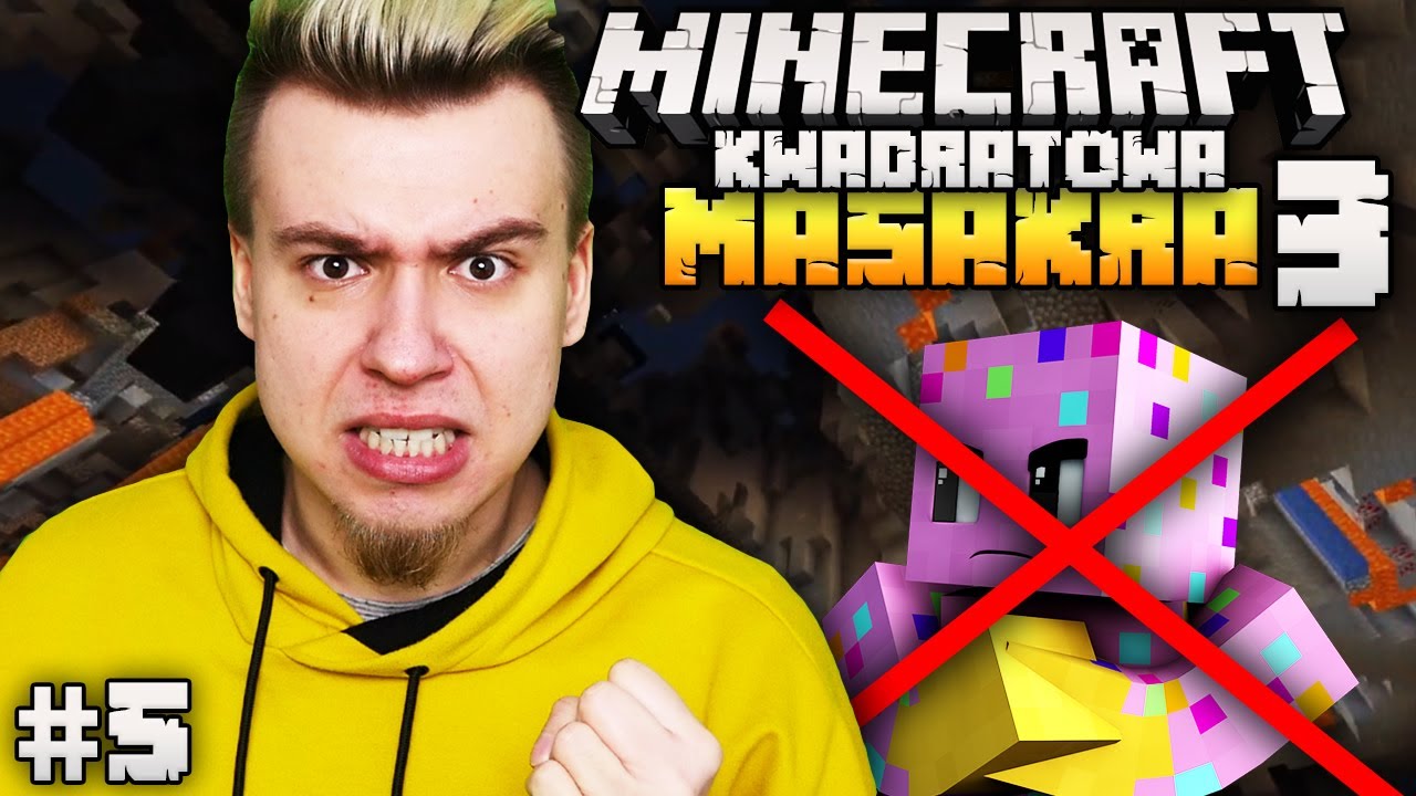 ZOSTAŁEM ZDRADZONY. WIĘC JA I EWRON... Minecraft Kwadratowa Masakra 3 #5