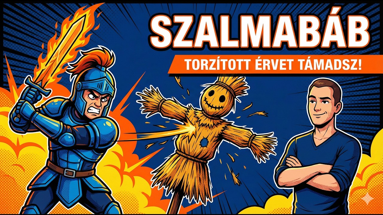 Így torzítják el a szavaidat! – A Szalmabáb érvelési hiba | Érvelési hibák #1