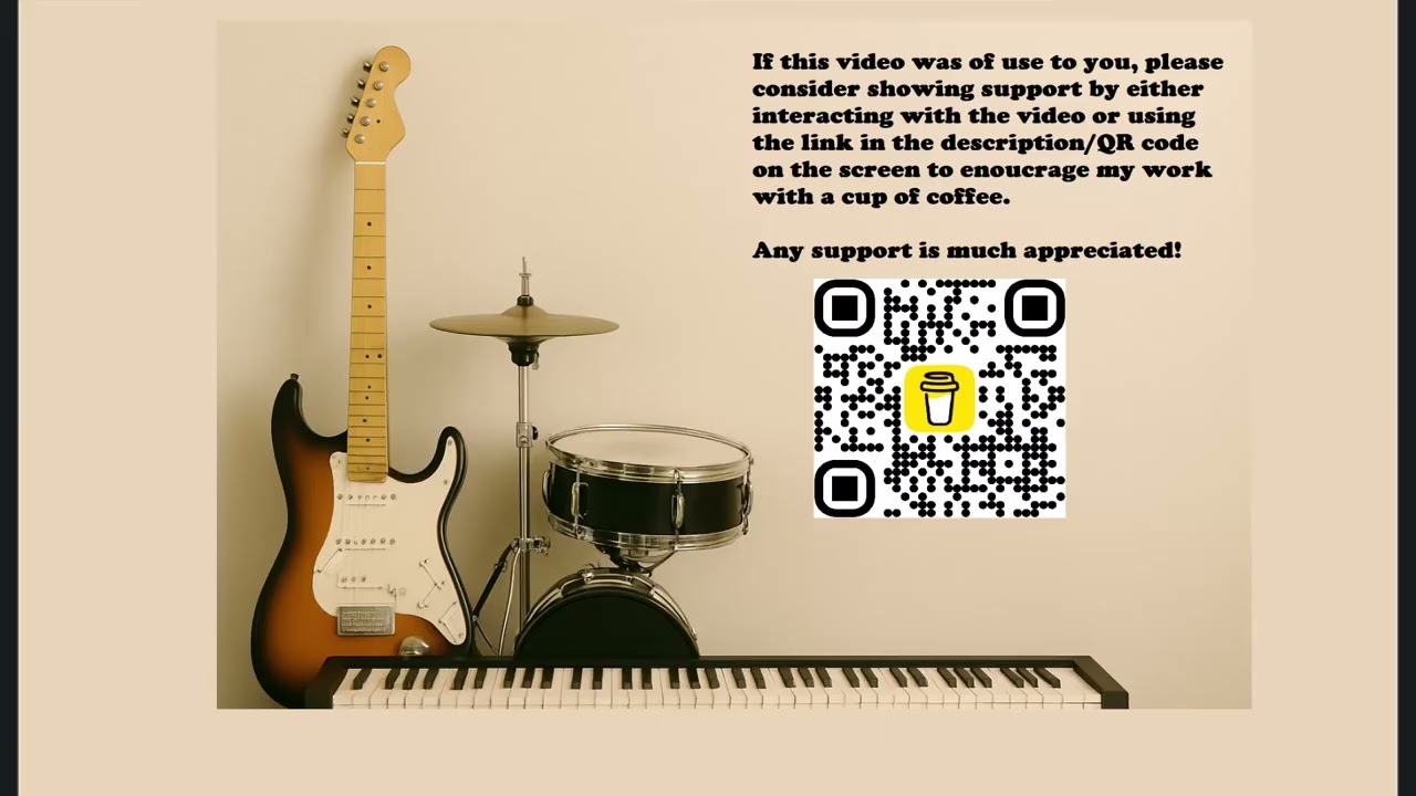 BLUR  - The Universal . RHYTHM GUITAR BACKING TRACK