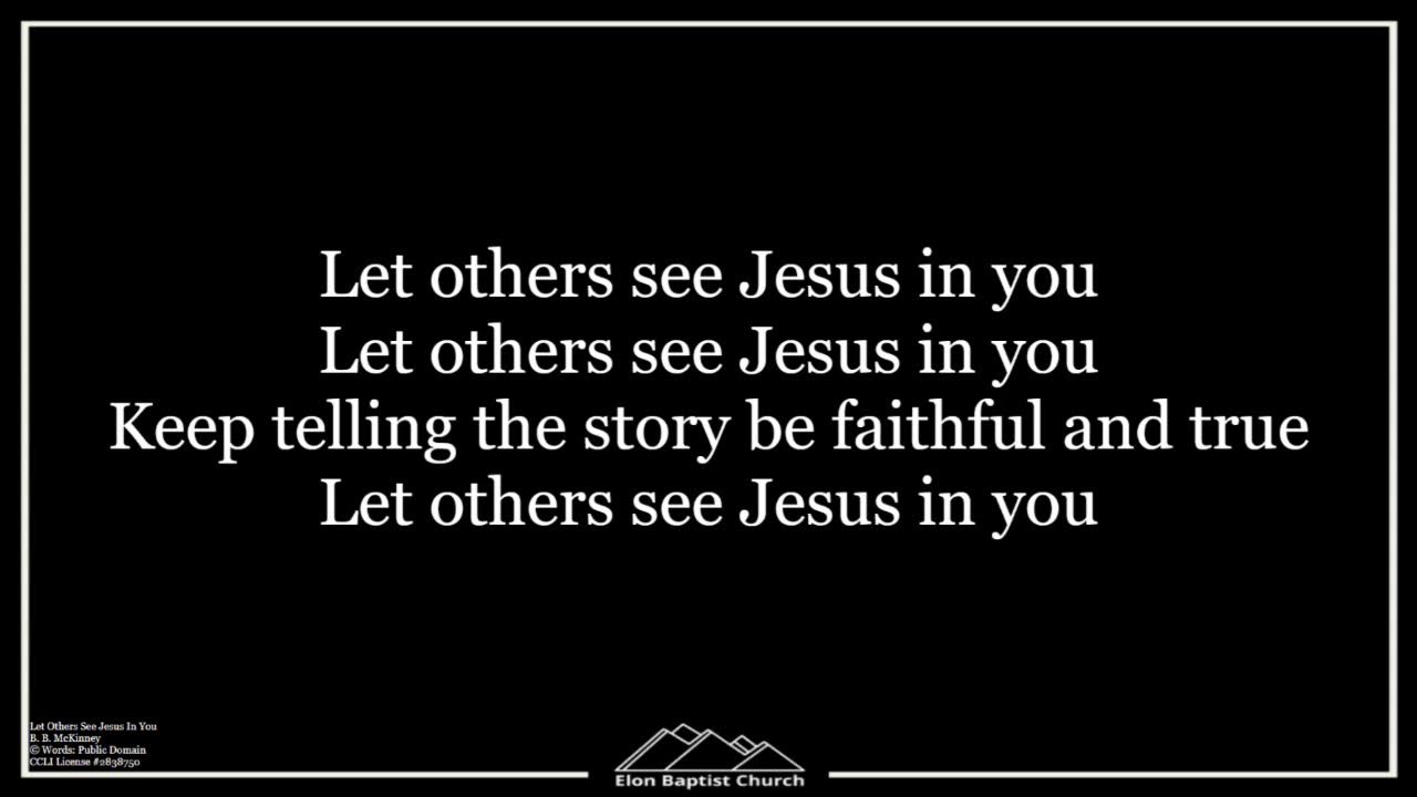 Elon Baptist Church Live Stream
