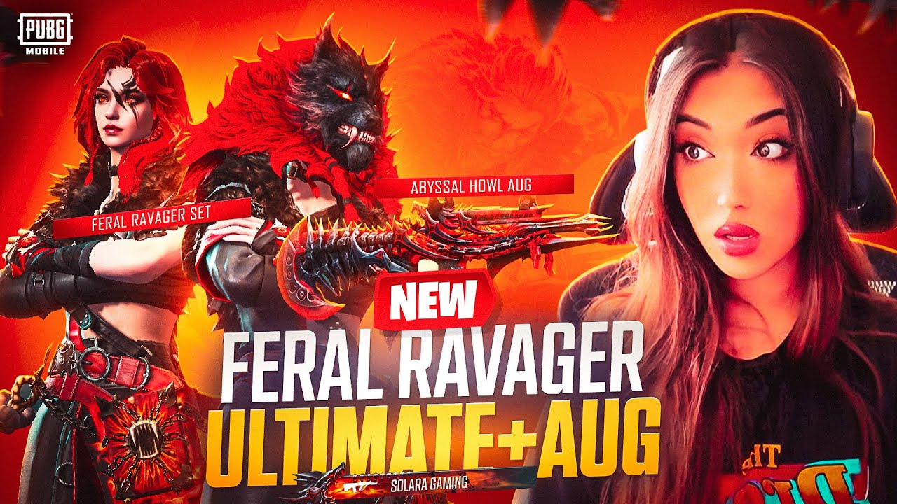 NEW FERAL RAVAGER ULTIMATE SET + ABYSSAL HOWL AUG OPENING || PUBG MOBILE