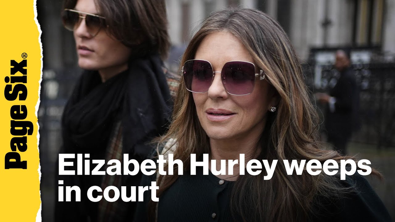 Elizabeth Hurley weeps in court over phone tapping claims