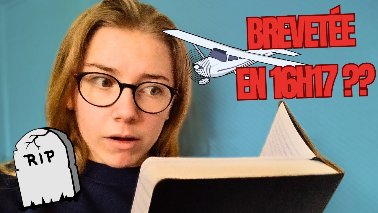 Je relis mon carnet de vol d'élève pilote : brevetée en 16h ???