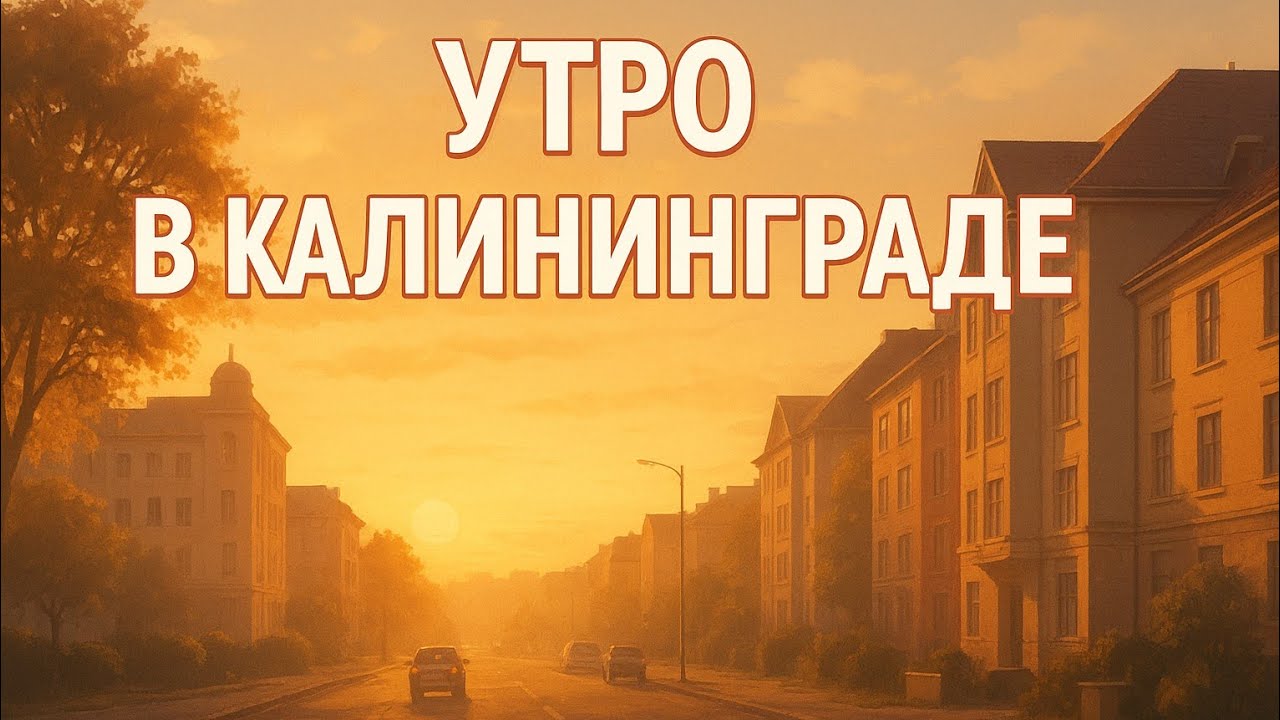 Калининградское утро в пробках, заказ пришёл, она всегда нас ждёт