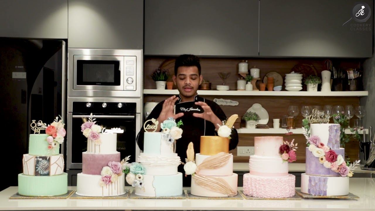 WHIPPED CREAM WEDDING CAKES | by JK Cookery Classes | Next batch on 9th & 10th June 2022 |