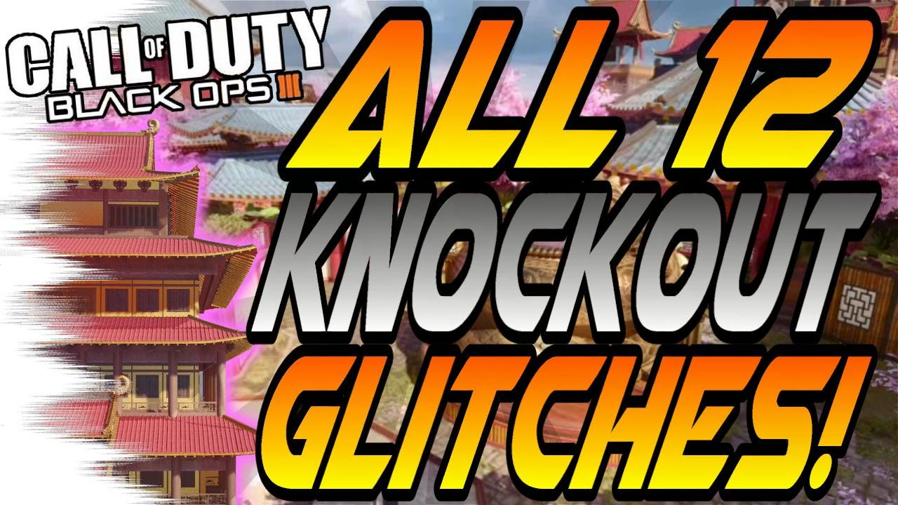 *NEW* ALL 12 KNOCKOUT Glitches! - Wallbreaches, High Ledges (BO3 Eclipse Knockout Glitch)