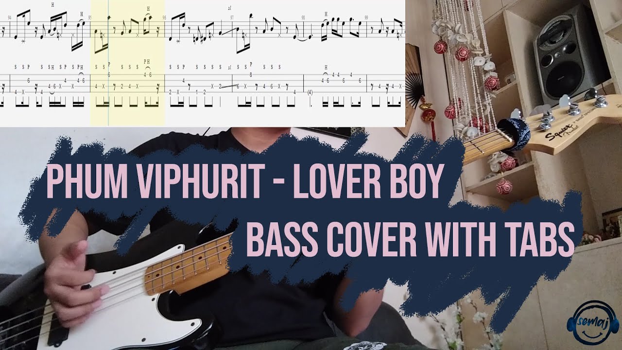 Phum Viphurit - Lover Boy (bass cover with TABS)