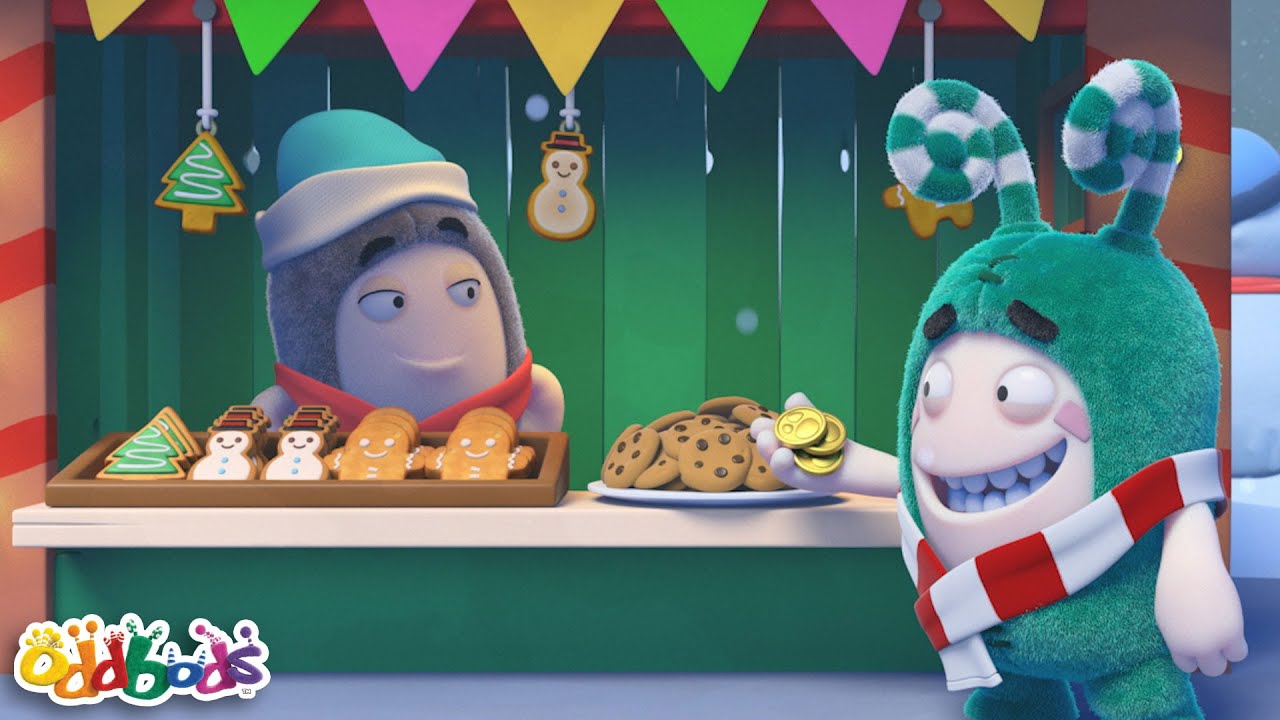 ¡Feria navideña de Oddbods! | Caricaturas | Oddbods | Videos Graciosos Para Niños