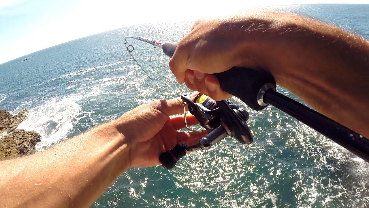 Ultra Light Spring Rock Fishing ACTION!