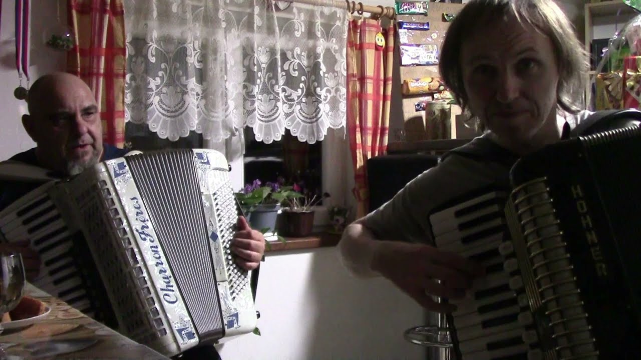 Vladimír Sahulka a Miroslav Jiravský - Setkání  po 7 letech - improvizace  - Akordeony :-)