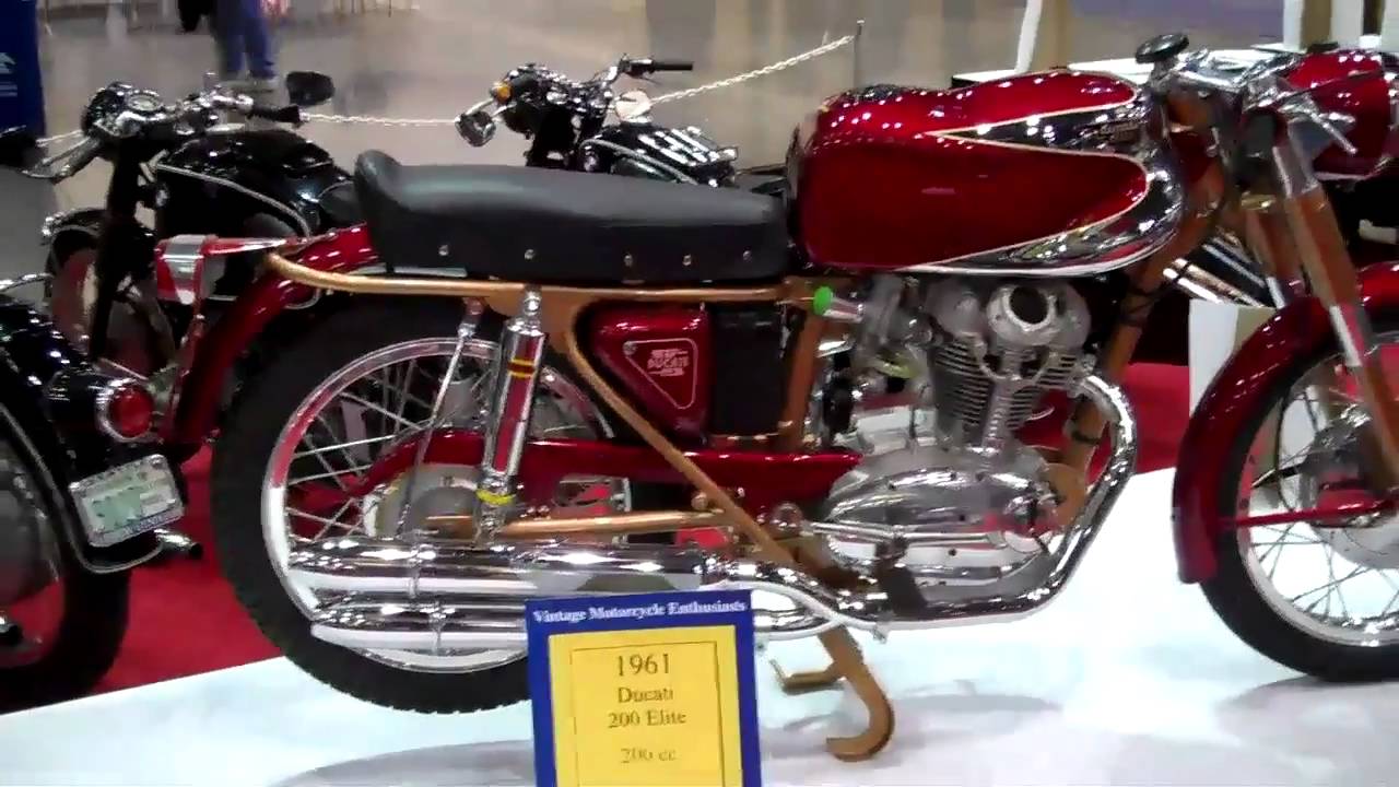 Motorcycles of the 60s - 1961 Ducati Elite, 1960 BMW R69, 1969 Commando, 1967 Triumph T100