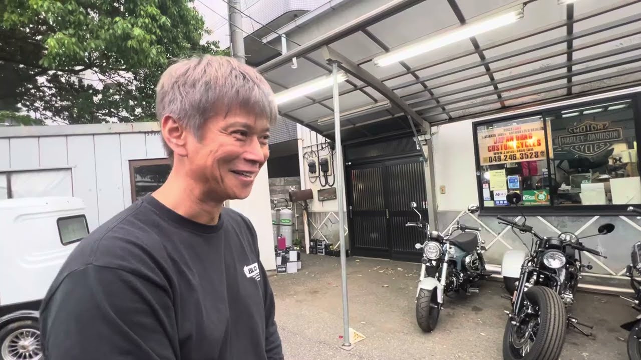 サンダートライク250開発中!　野呂さん登場