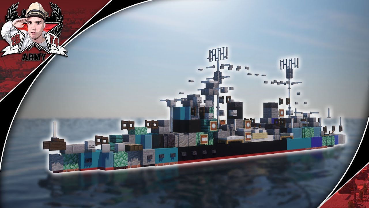 Minecraft: WW2 HMS Sirius | Dido-Class Light Cruiser Tutorial