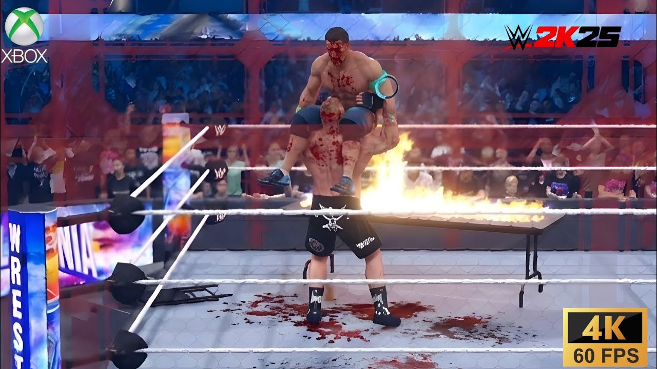 THE FINAL WAR AT WRESTLEMANIA 🔥 | Brock Lesnar vs John Cena – Hell in a Cell Showdown
