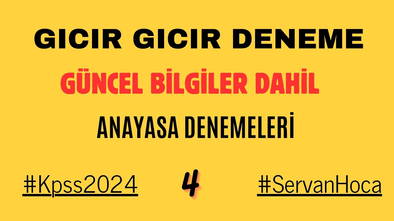 #2024ANAYASADENEMESİ 4 #güncelbilgiler2024 #vatandaslíkdenemesi