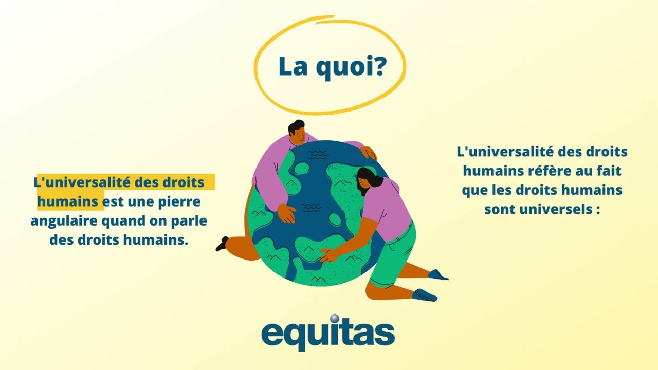 L'universalit&eacute; des droits humains