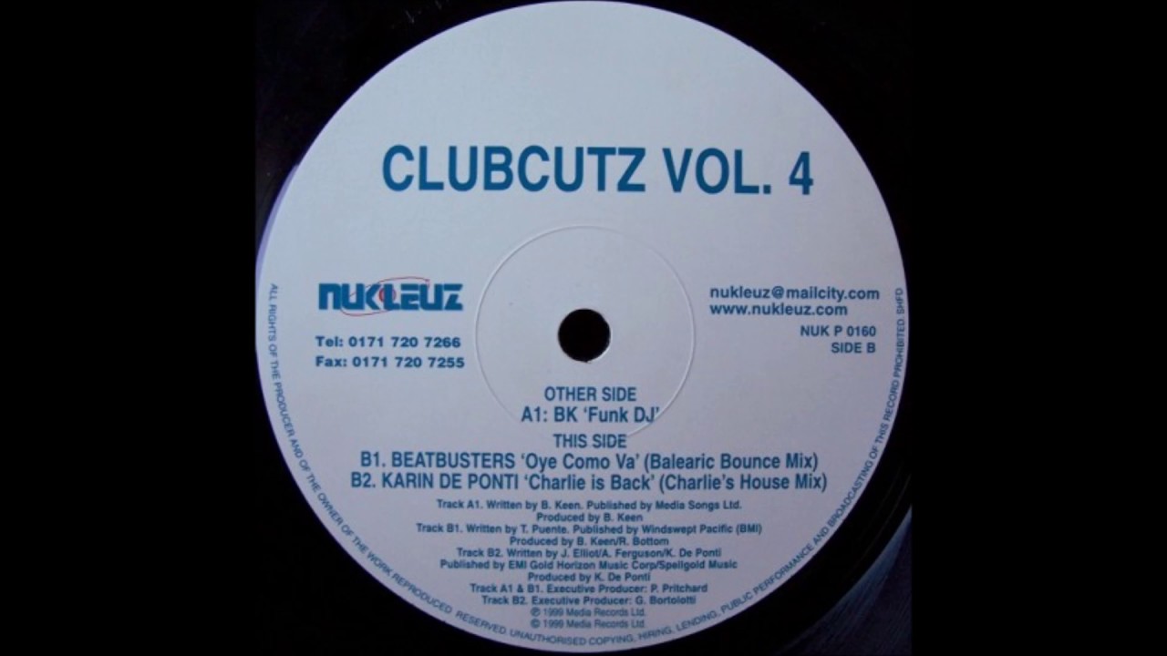 Beatbusters - Oye Como Va (Balearic Bounce Mix) (1999)