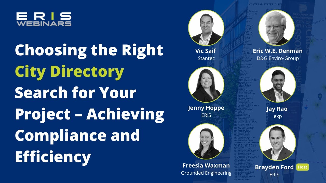 ERIS Webinar: Choosing the Right City Directory Search for Your Project