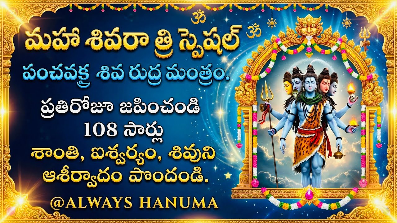 “February 15 మహా శివరాత్రి 🔱 ఈ రాత్రి ఈ మంత్రం వింటే శివుడే మీ ఇంటికి వస్తాడు | Don’t Miss!”