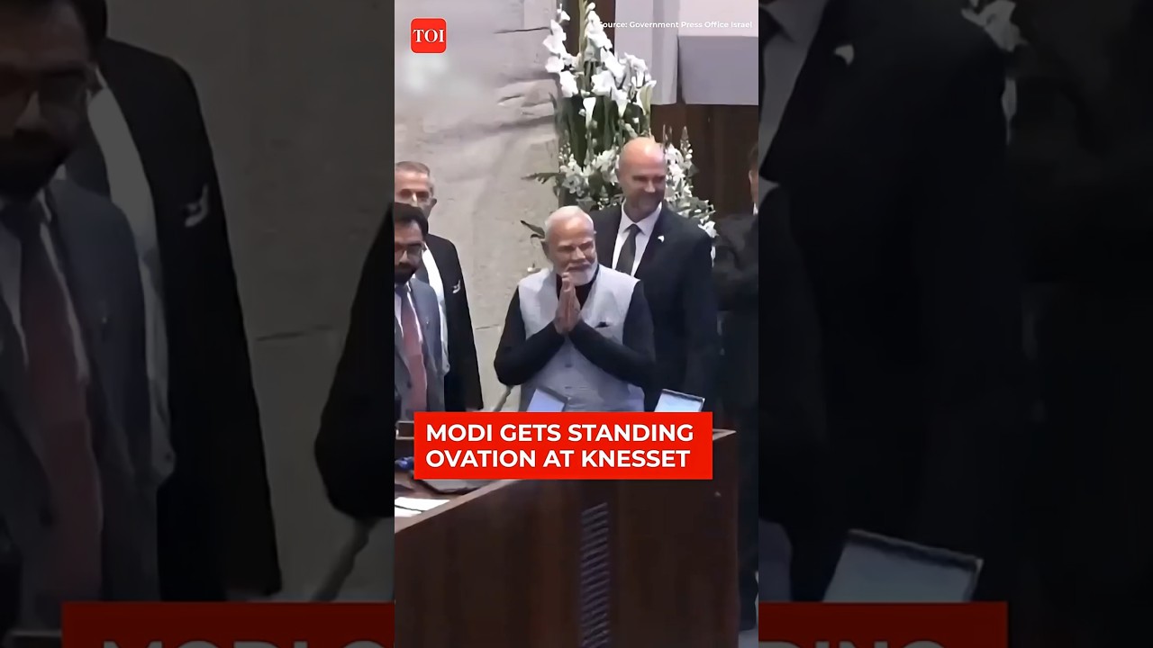 Israel Parliament Echoes with &lsquo;Modi, Modi&rsquo; Chants Ahead of PM&rsquo;s Address