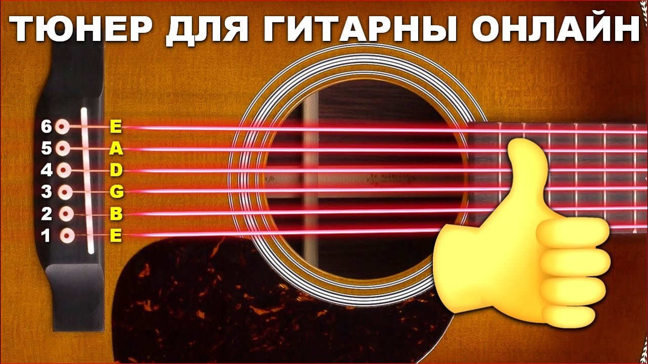 🟢 НАСТРОИТЬ ГИТАРУ, ТЮНЕР ГИТАРНЫЙ ОНЛАЙН, настройка струн для акустической и электрической гитары