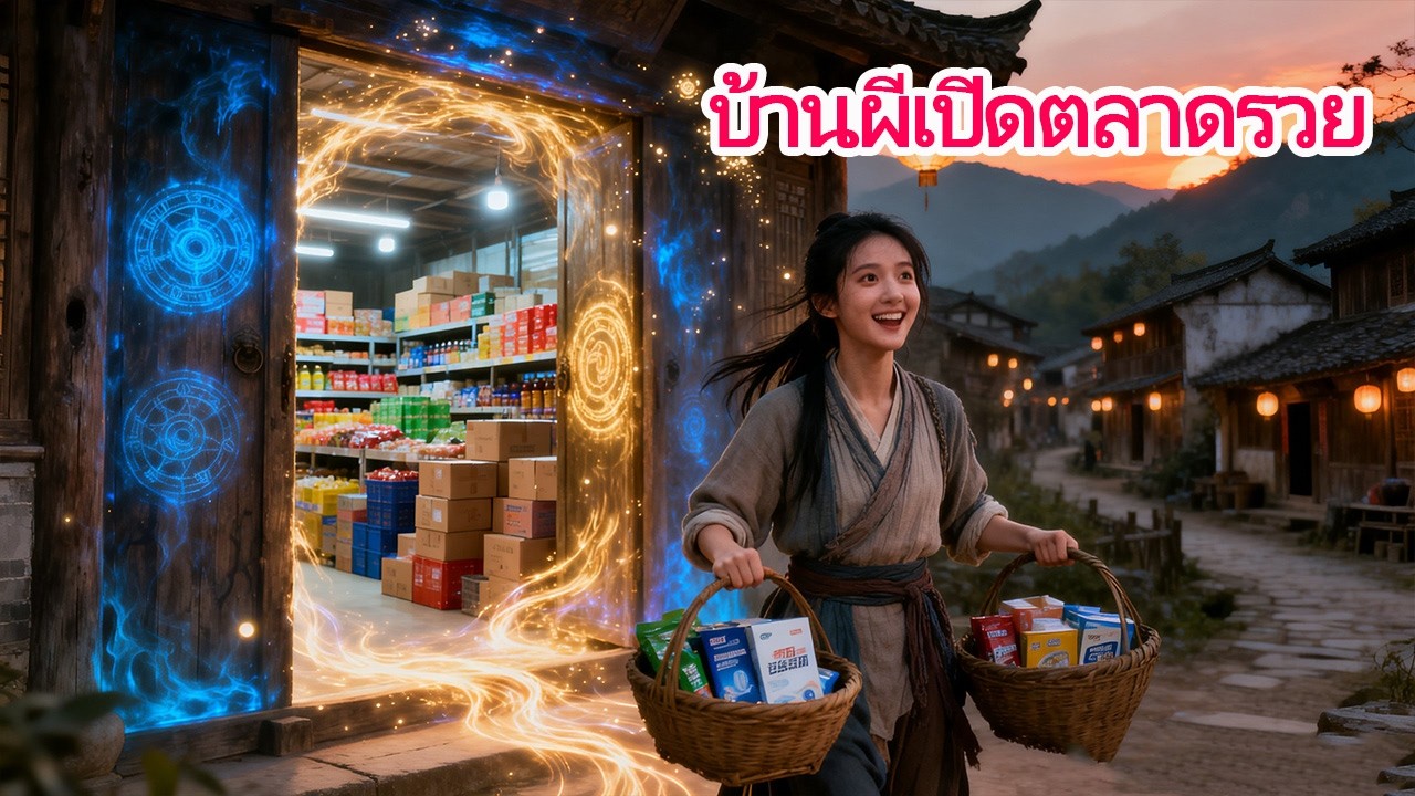 สาวบ้านนาเปิดประตูบ้านผี เชื่อมโลกปัจจุบันจนสร้างตลาดค้าส่ง
