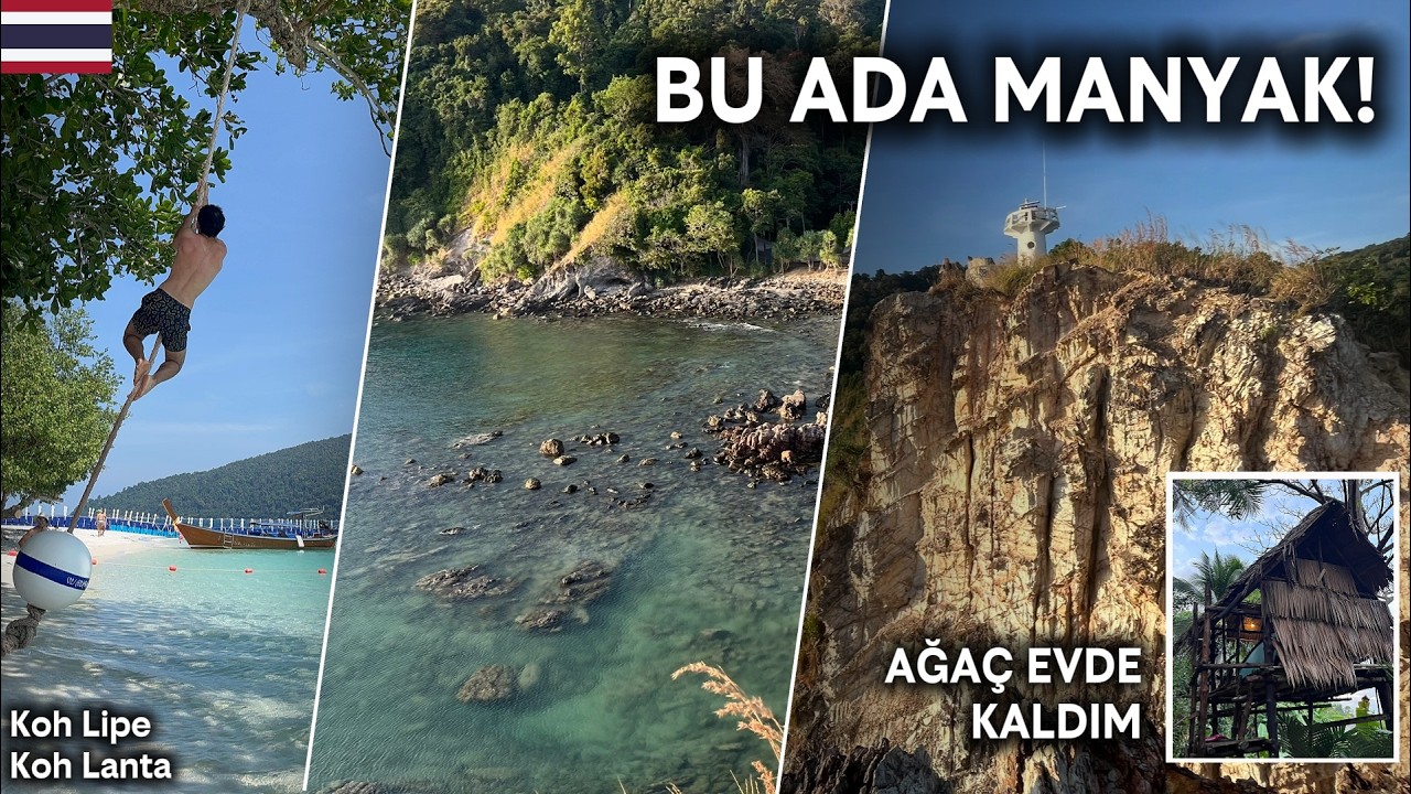 DENİZDEN TAYLAND'A GİRİŞ! Bu adalar çok fena! (Koh Lipe/Lanta)