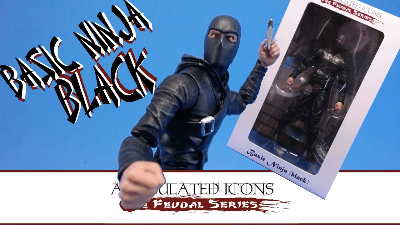 Articulated Icons Feudal Series Basic Ninja Black Action Figure Review