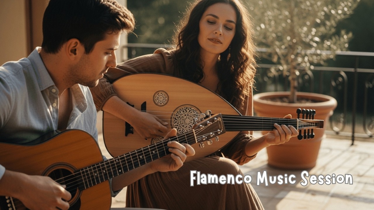 Oud and Spanish Guitar Instrumental | Calm Mediterranean Fusion Music