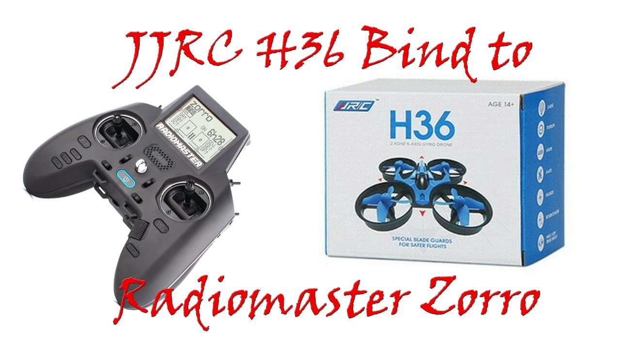 Drone JJRC H36 koneksi ke Radiomaster Zorro JP4in1