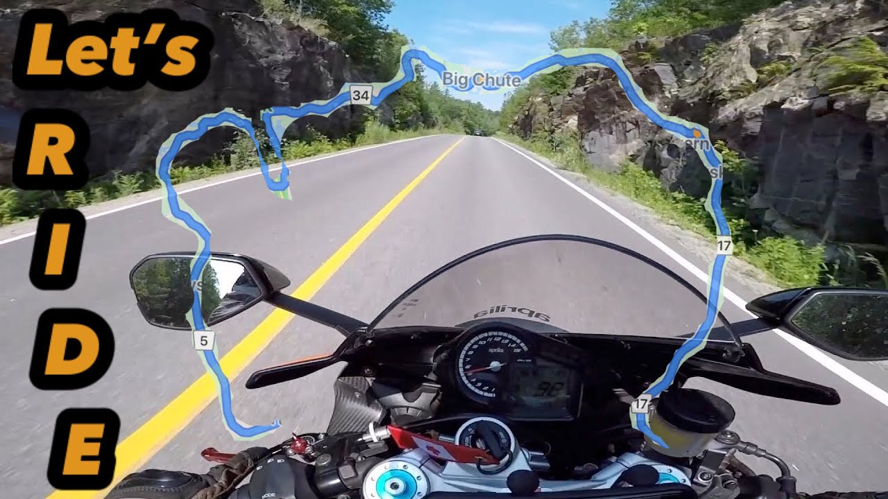 Riding Up Through Big Chute, Then To Port Severn | Aprilia RSV4 RF + Yamaha FZ6R
