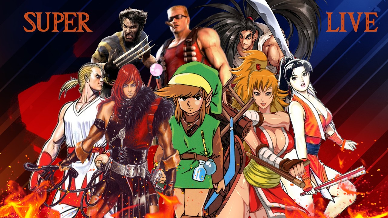 SUPER LIVE! LEGEND OF ZELDA, CASTLEVANIA, DUKE NUKEM, FATAL FURY, SAMSHO, X-MEN LEGENDS, FINAL FIGHT