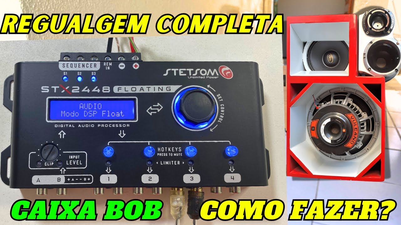 😥NUNCA MAIS QUEIME SEU SOM *REGULAGEM INFALÍVEL