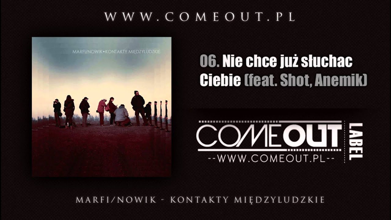 Marfi/Nowik - Nie chce już słuchac Ciebie (feat. Shot, Anemik)