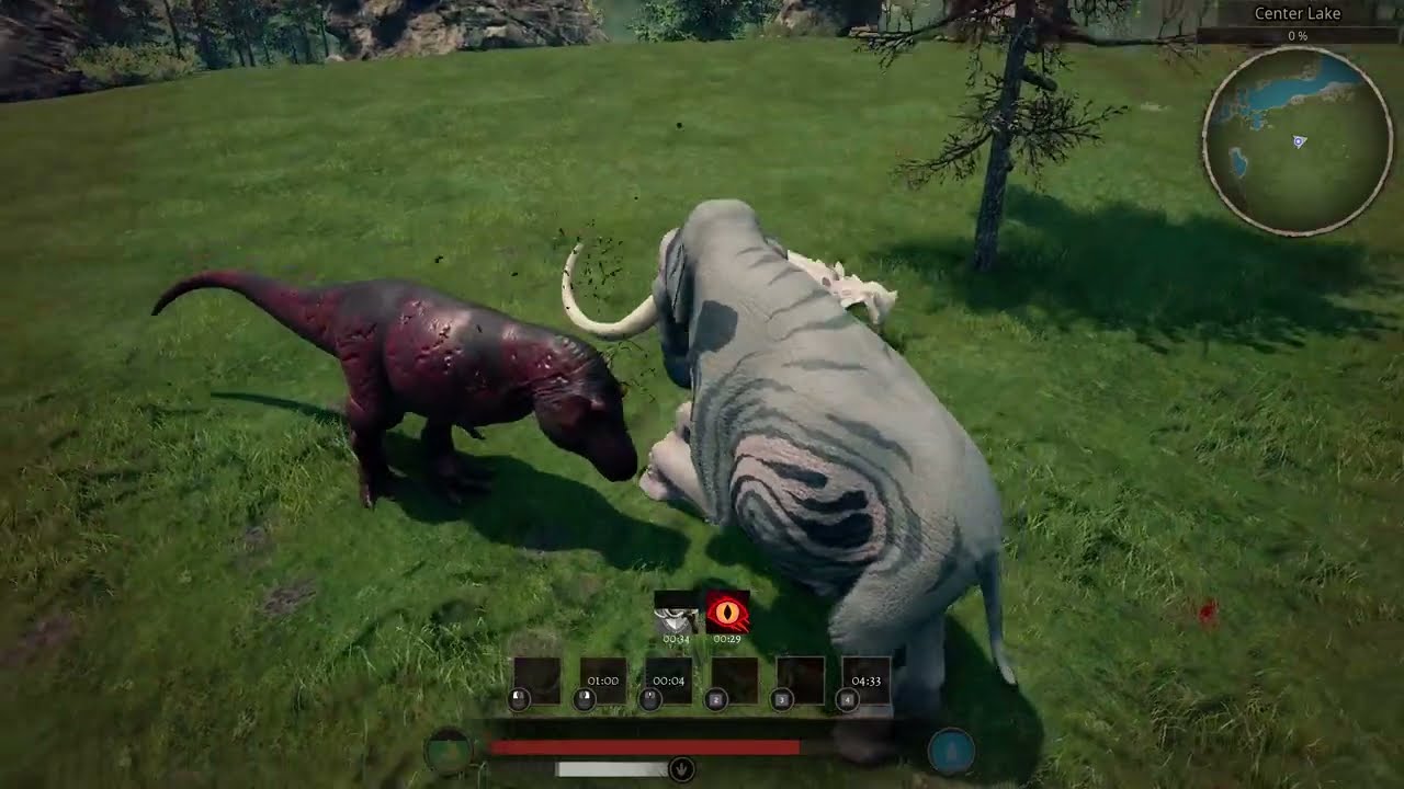 Path of Titans 01 18 2024 This is totaly ok playing as a Sarco/Mammoth gameplay on Aedis pt2