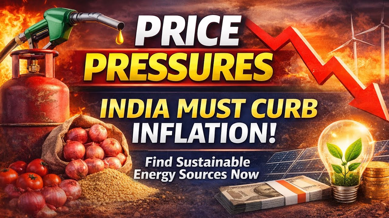 Inflation Rising Again 😱 | India’s Price Pressure Gs3 #upsc2026 #upscpreparation #upscprelims 