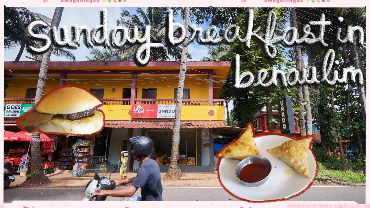 a very goan sunday breakfast in Benaulim 🥖