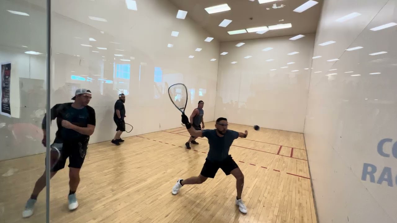 Racquetball Shootouts David & Abel vs Valentyn & Jeff