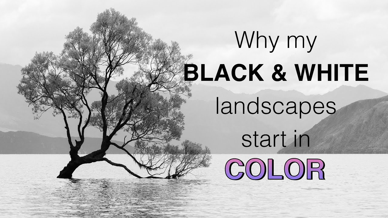 [Tutorial] B&W Landscape Photography in Lightroom