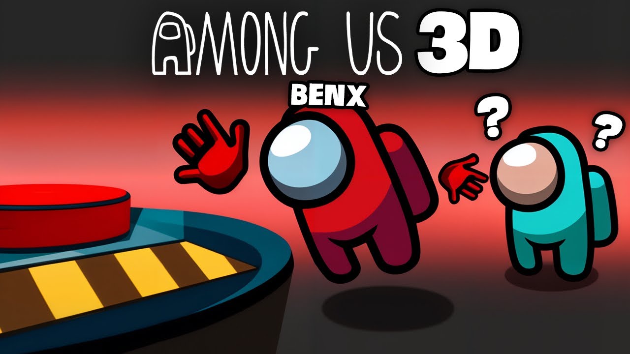 BENX IN AMONG US 3D FANGEN! 😂