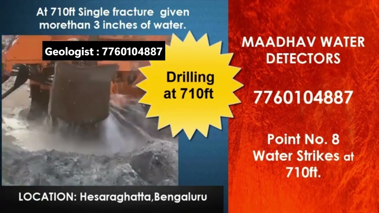 ✅ Hesaraghatta Borewell Success | Ground Water Survey  | Bengaluru Bore Point Survey