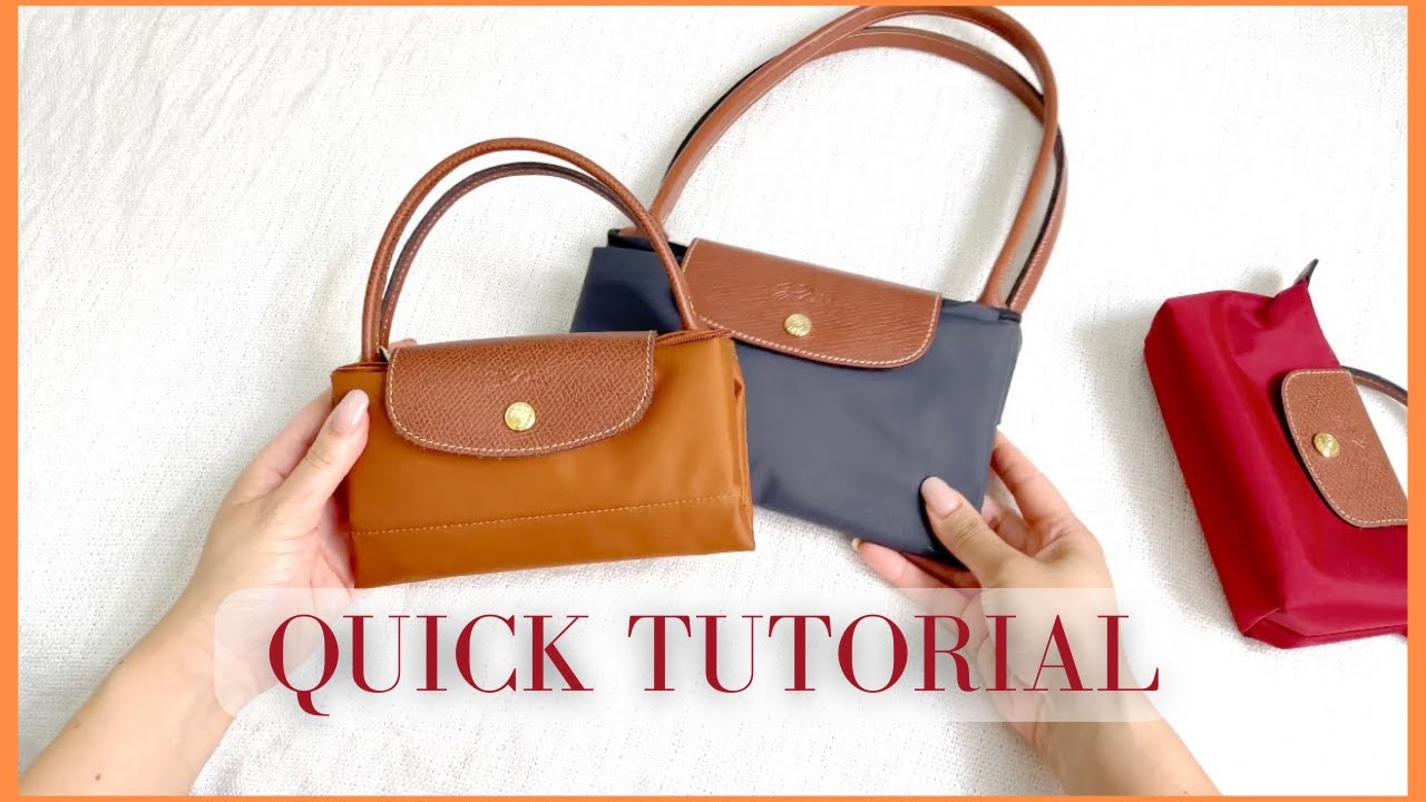 How To Fold Longchamp Le Pliage Bag