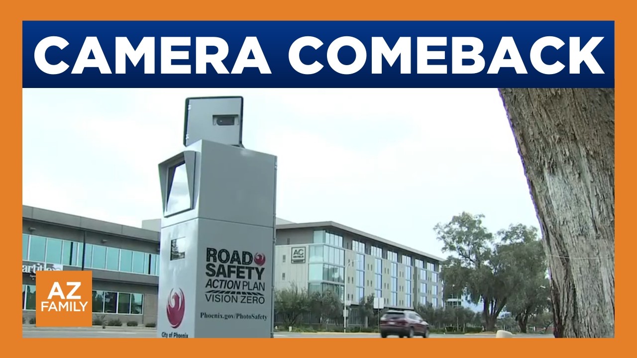 Photo enforcement cameras return to roadways in Phoenix