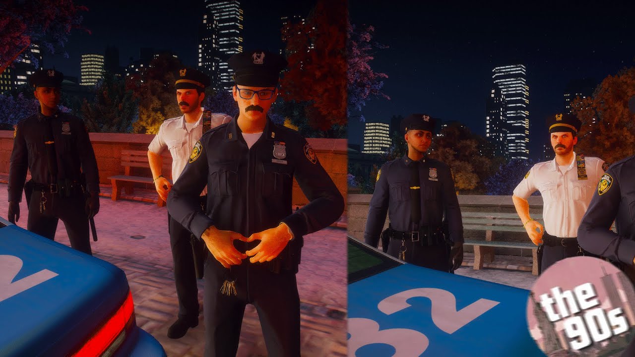 Day in the Life of Officer Hughes in The 90s Roleplay 😲 | LCPD Patrol 🚨 | GTA RP