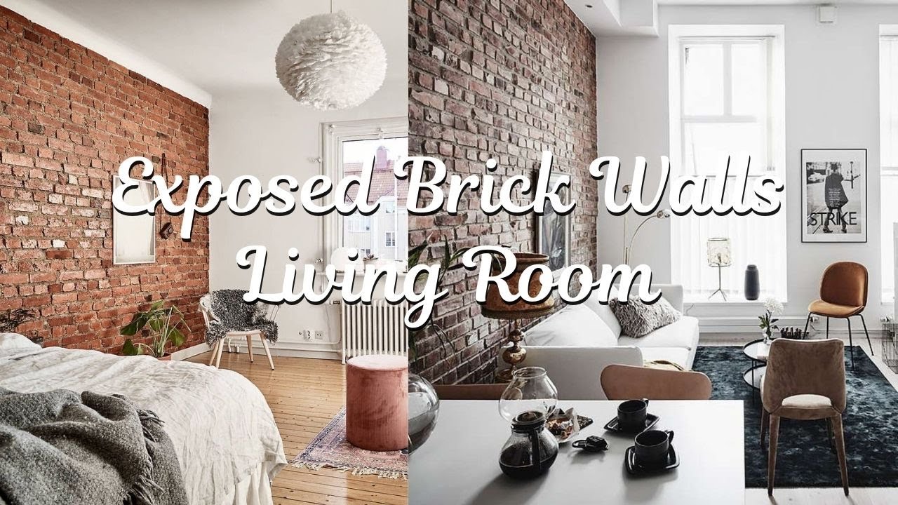 Exposed Brick Wall Living Room Ideas to Enhance Your Space with Industrial Charm Living Room