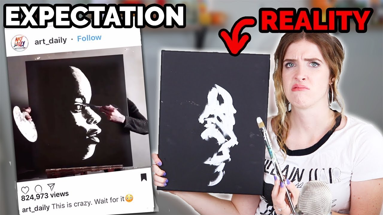 ARTIST Tests VIRAL Instagram ART Videos!