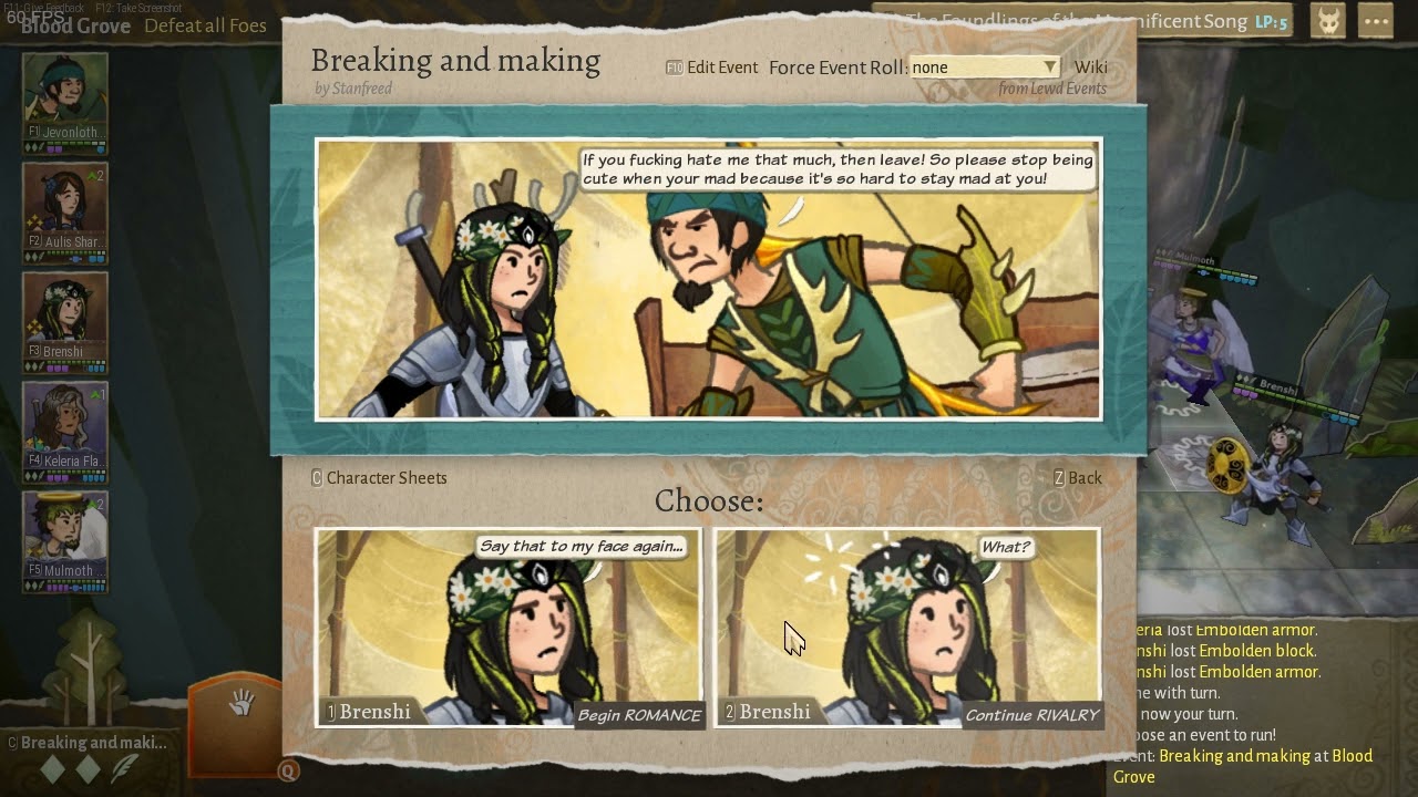 making and breaking (wildermyth mod)