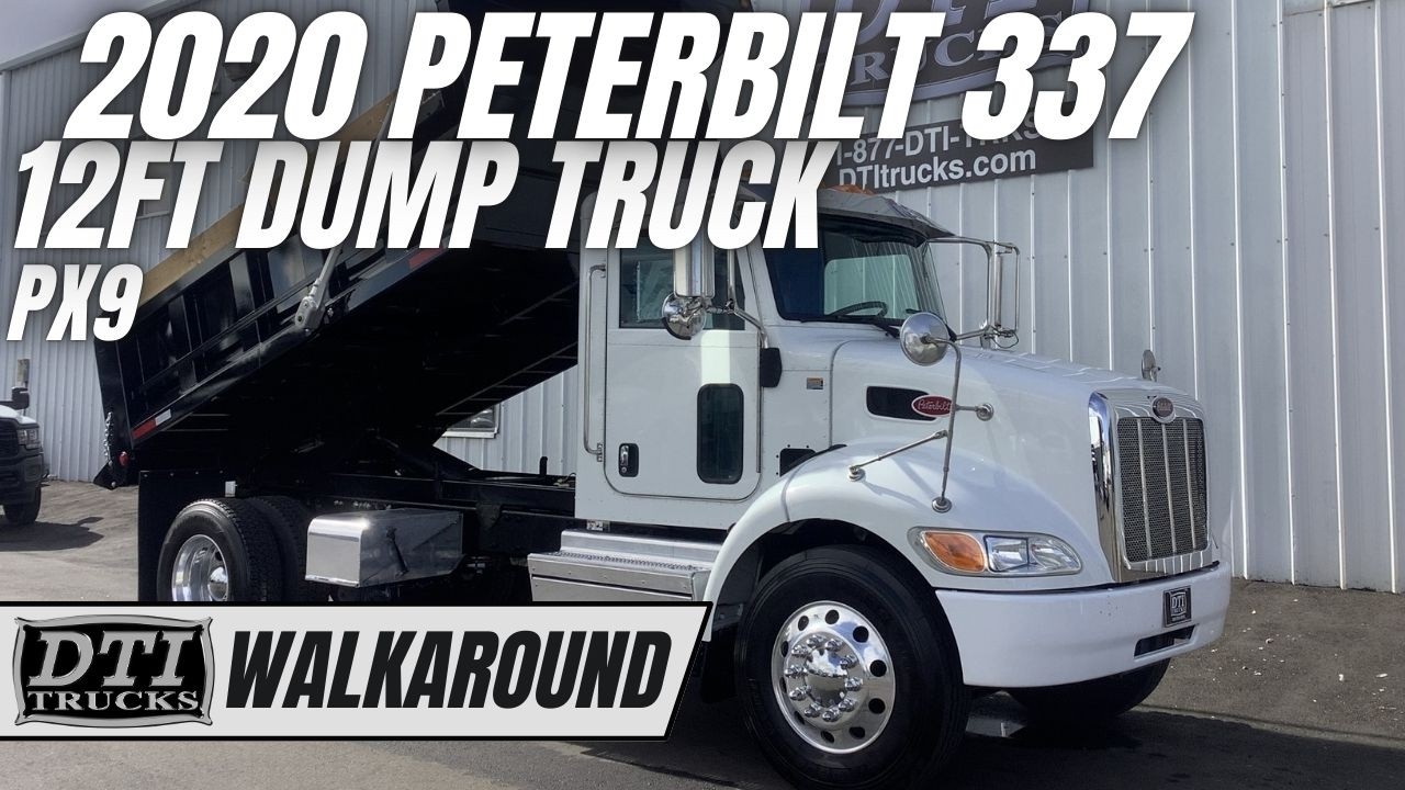 2020 Peterbilt 337 12ft Dump Truck PX9, Automatic #17867M