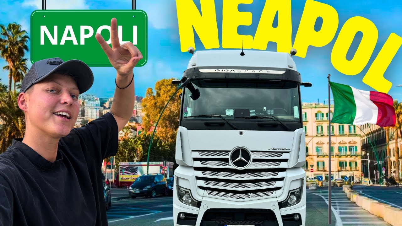 TRUCK TRIP🚚KONZERVÁRNY V NEAPOLI🥫🇮🇹DO SCAMPIE NEMÁM JEZDIT⁉️ITAL ŘEKL, ŽE BY MI HROZILO NEBEZPEČÍ⚠️