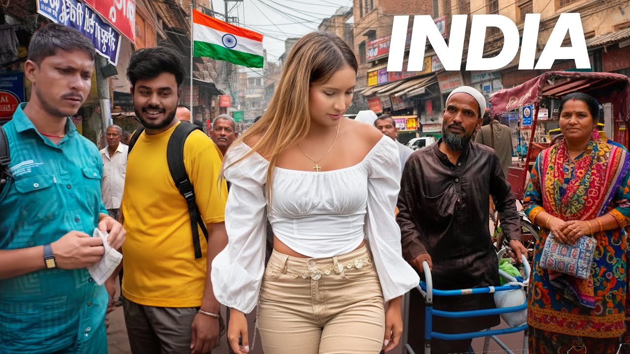 NUNCA ME HABÍAN MIRADO TANTO — Me persiguen en INDIA